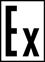 Знак Ex. Специальный знак взрывобезопасности оборудования для работы во взрывоопасных средах (Explosion-proof).